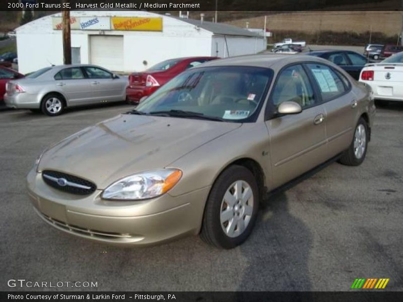 Harvest Gold Metallic / Medium Parchment 2000 Ford Taurus SE