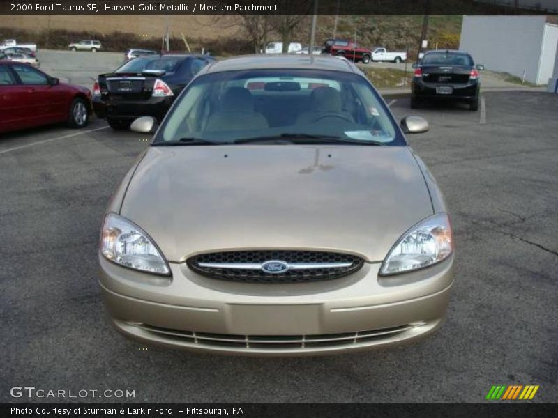 Harvest Gold Metallic / Medium Parchment 2000 Ford Taurus SE