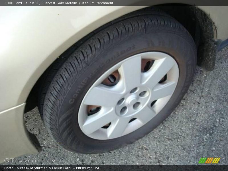 Harvest Gold Metallic / Medium Parchment 2000 Ford Taurus SE