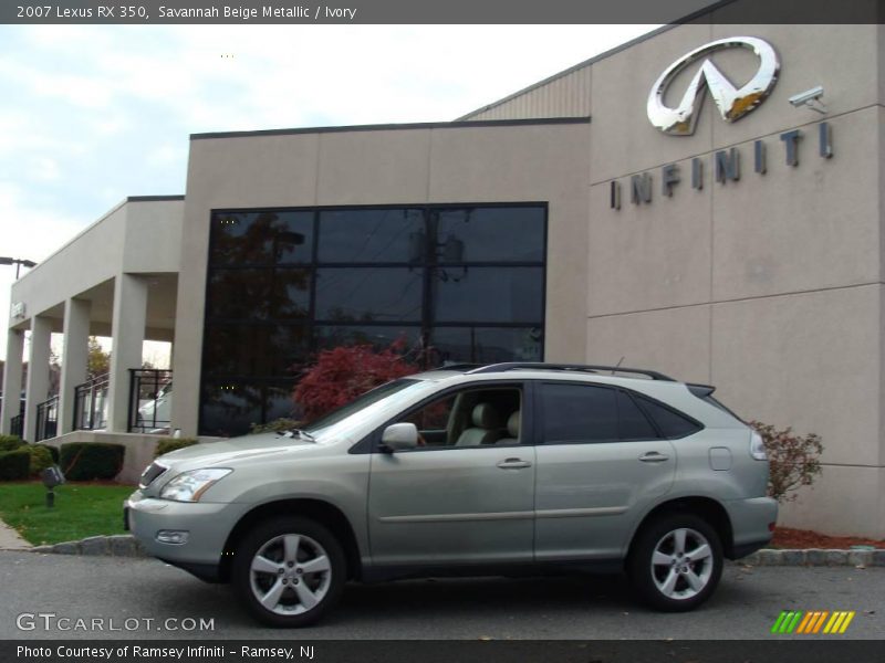 Savannah Beige Metallic / Ivory 2007 Lexus RX 350