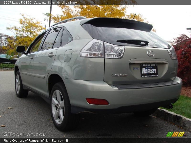Savannah Beige Metallic / Ivory 2007 Lexus RX 350