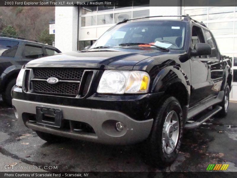 Black / Medium Flint 2003 Ford Explorer Sport Trac XLT 4x4
