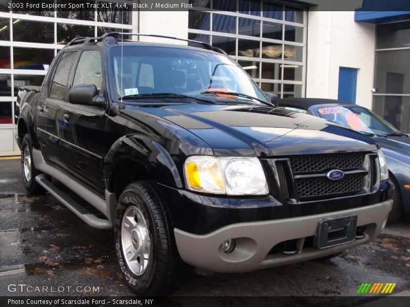 Black / Medium Flint 2003 Ford Explorer Sport Trac XLT 4x4