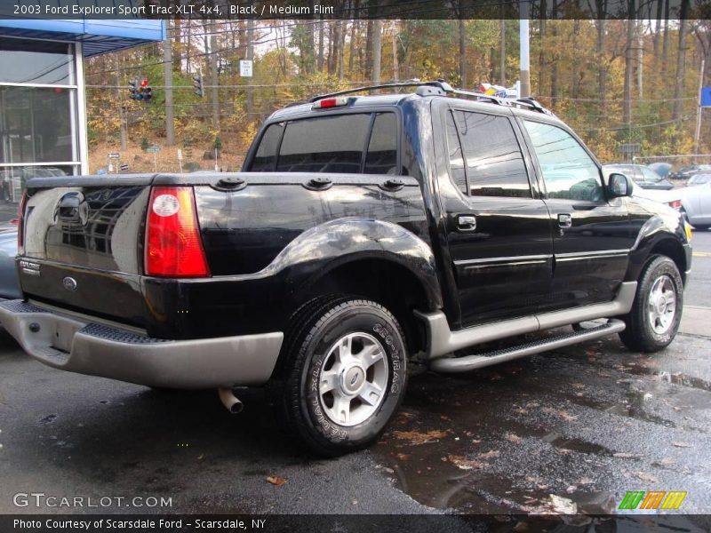 Black / Medium Flint 2003 Ford Explorer Sport Trac XLT 4x4
