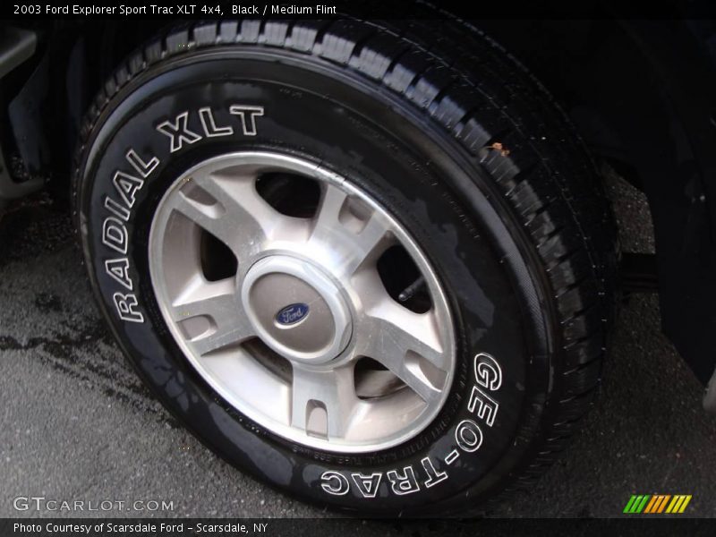 Black / Medium Flint 2003 Ford Explorer Sport Trac XLT 4x4
