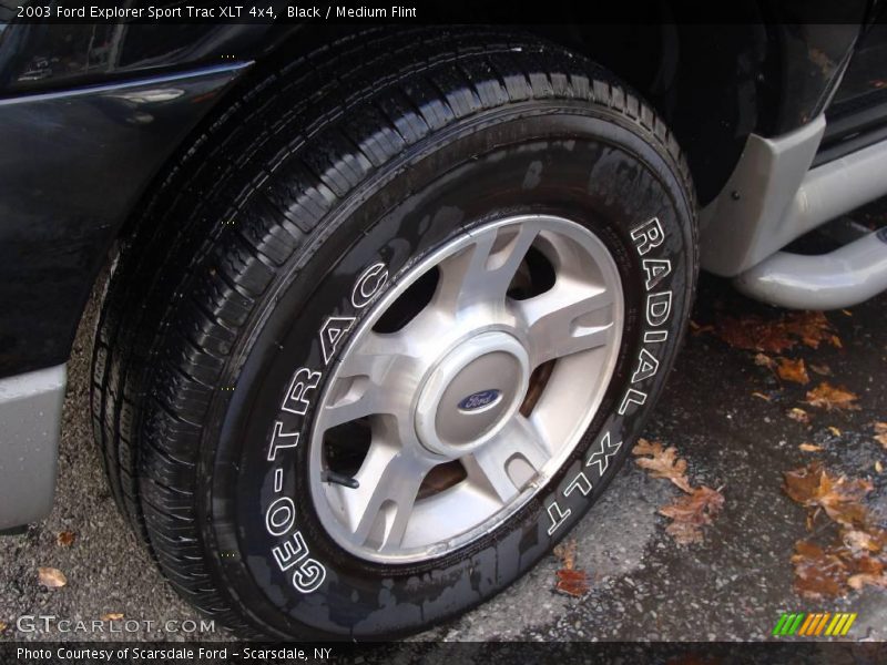 Black / Medium Flint 2003 Ford Explorer Sport Trac XLT 4x4