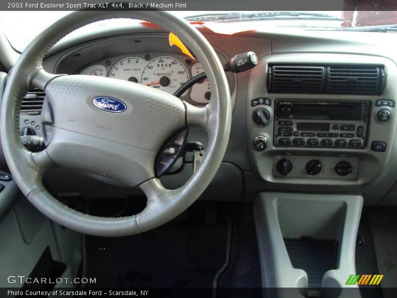 Black / Medium Flint 2003 Ford Explorer Sport Trac XLT 4x4