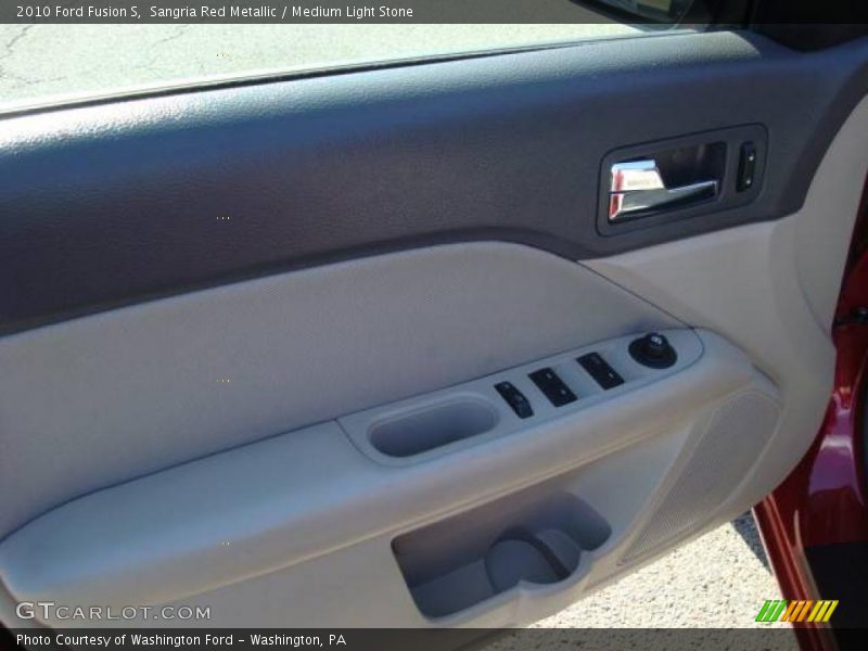 Sangria Red Metallic / Medium Light Stone 2010 Ford Fusion S