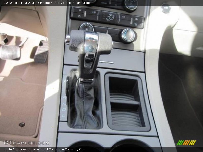 Cinnamon Red Metallic / Light Stone 2010 Ford Taurus SE