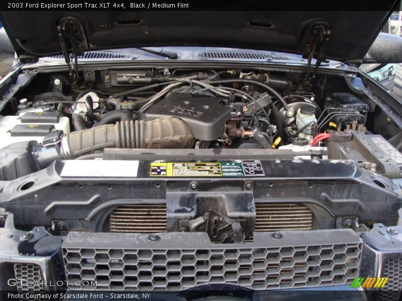Black / Medium Flint 2003 Ford Explorer Sport Trac XLT 4x4