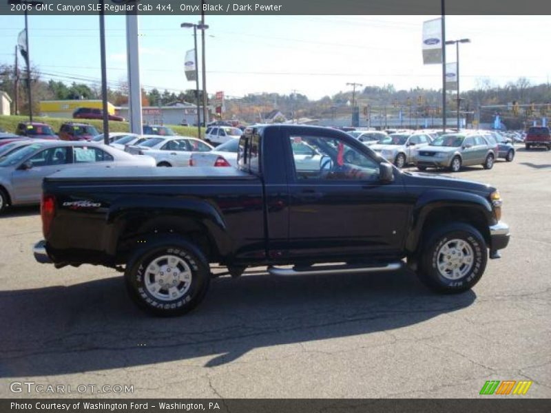 Onyx Black / Dark Pewter 2006 GMC Canyon SLE Regular Cab 4x4