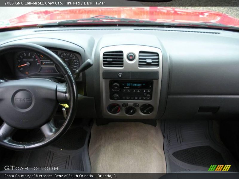 Fire Red / Dark Pewter 2005 GMC Canyon SLE Crew Cab