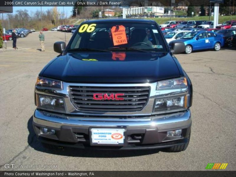 Onyx Black / Dark Pewter 2006 GMC Canyon SLE Regular Cab 4x4