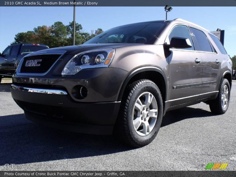 Medium Brown Metallic / Ebony 2010 GMC Acadia SL