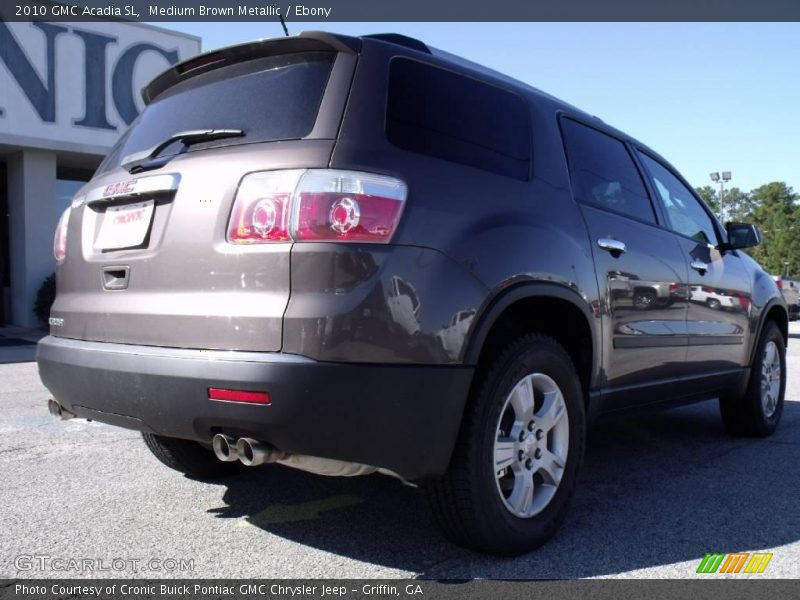 Medium Brown Metallic / Ebony 2010 GMC Acadia SL