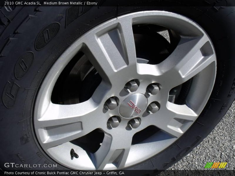 Medium Brown Metallic / Ebony 2010 GMC Acadia SL