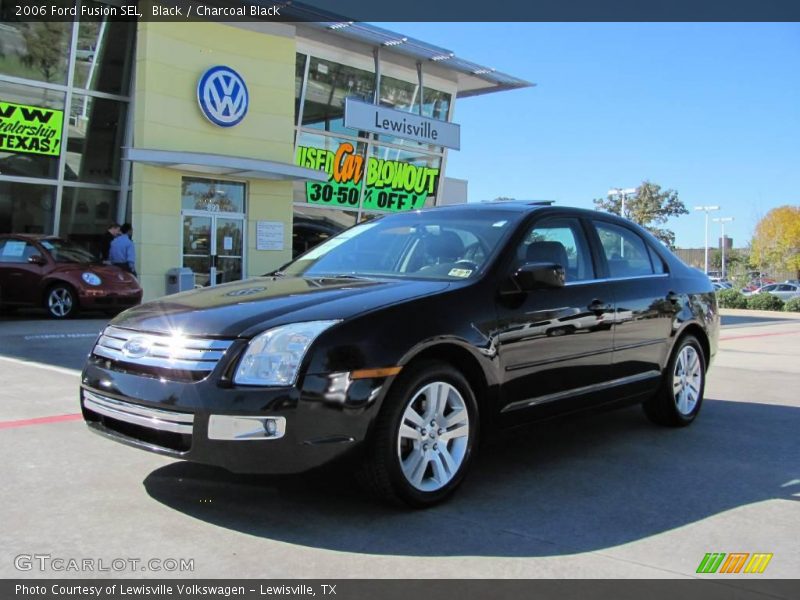 Black / Charcoal Black 2006 Ford Fusion SEL