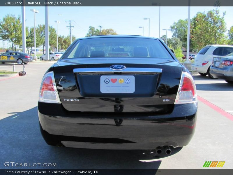 Black / Charcoal Black 2006 Ford Fusion SEL