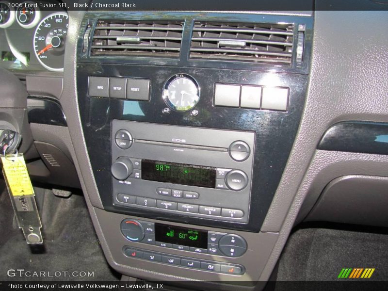 Black / Charcoal Black 2006 Ford Fusion SEL