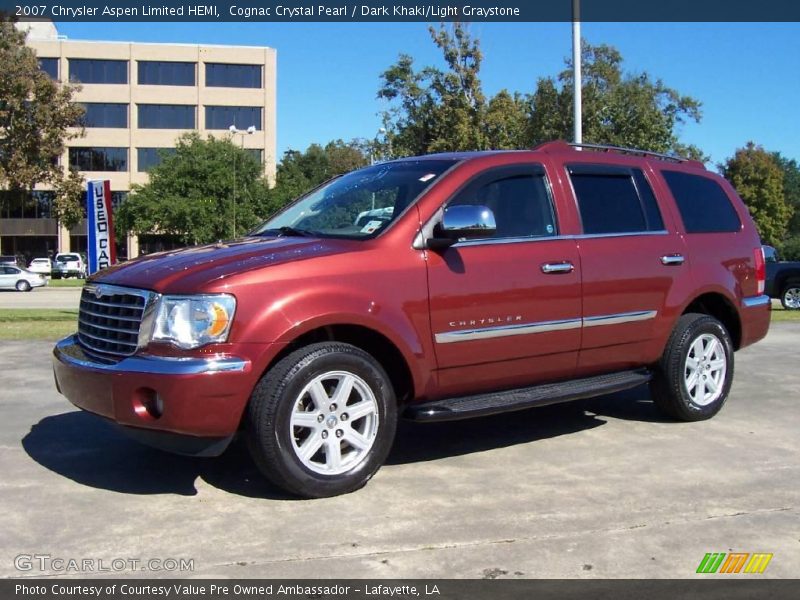 Cognac Crystal Pearl / Dark Khaki/Light Graystone 2007 Chrysler Aspen Limited HEMI