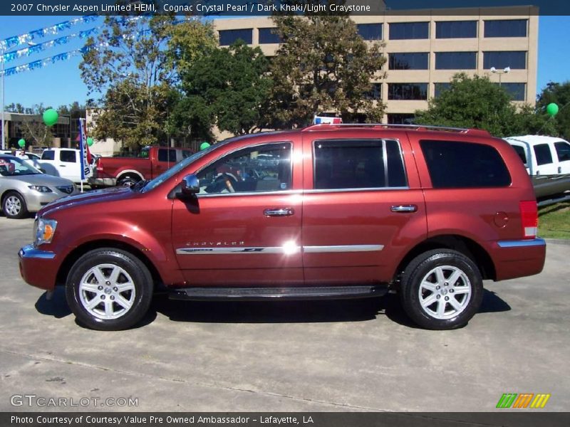 Cognac Crystal Pearl / Dark Khaki/Light Graystone 2007 Chrysler Aspen Limited HEMI