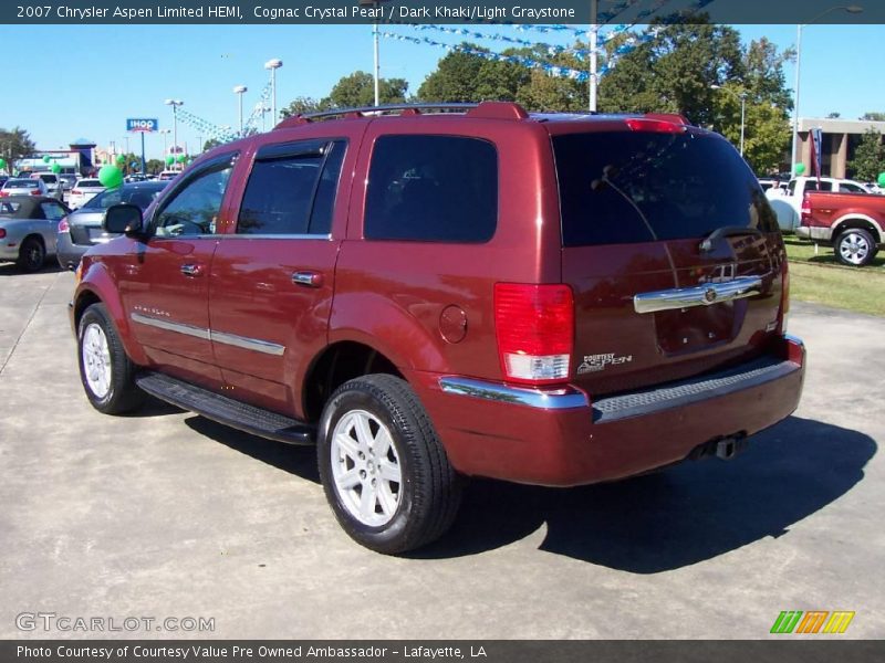 Cognac Crystal Pearl / Dark Khaki/Light Graystone 2007 Chrysler Aspen Limited HEMI