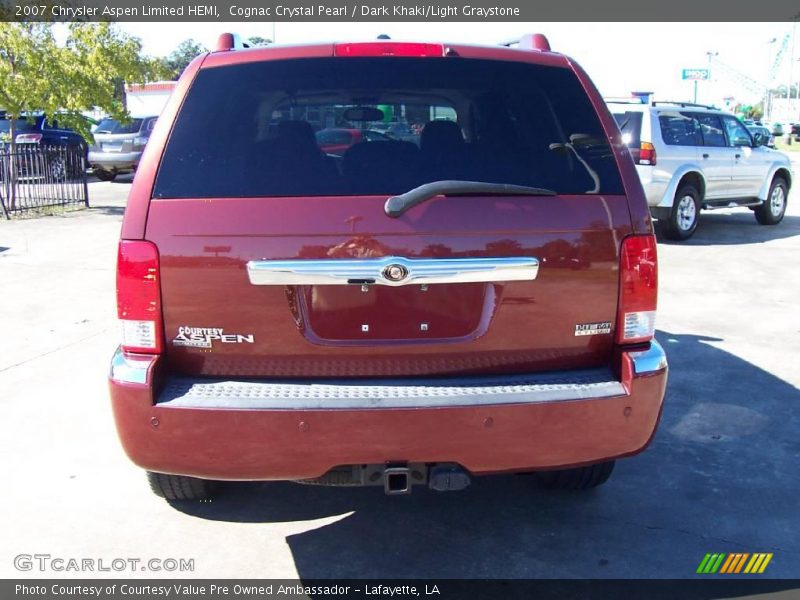 Cognac Crystal Pearl / Dark Khaki/Light Graystone 2007 Chrysler Aspen Limited HEMI