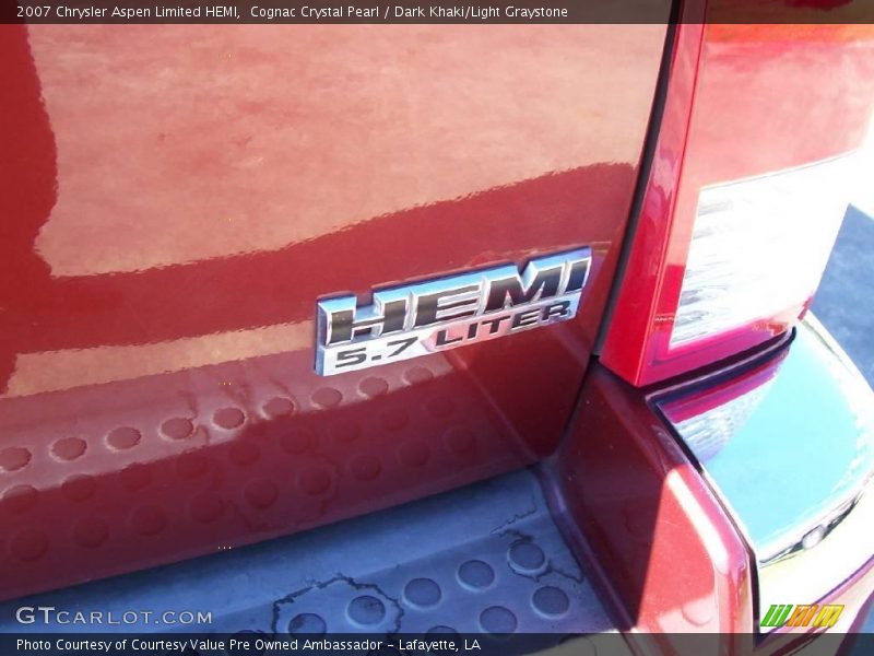 Cognac Crystal Pearl / Dark Khaki/Light Graystone 2007 Chrysler Aspen Limited HEMI