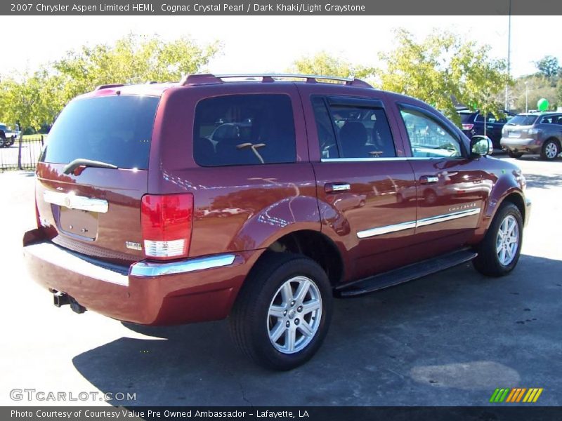 Cognac Crystal Pearl / Dark Khaki/Light Graystone 2007 Chrysler Aspen Limited HEMI
