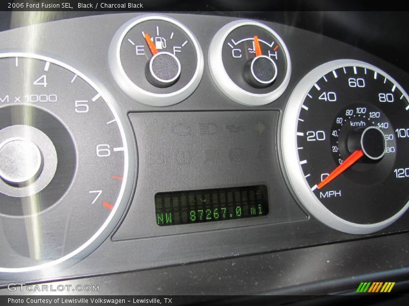 Black / Charcoal Black 2006 Ford Fusion SEL