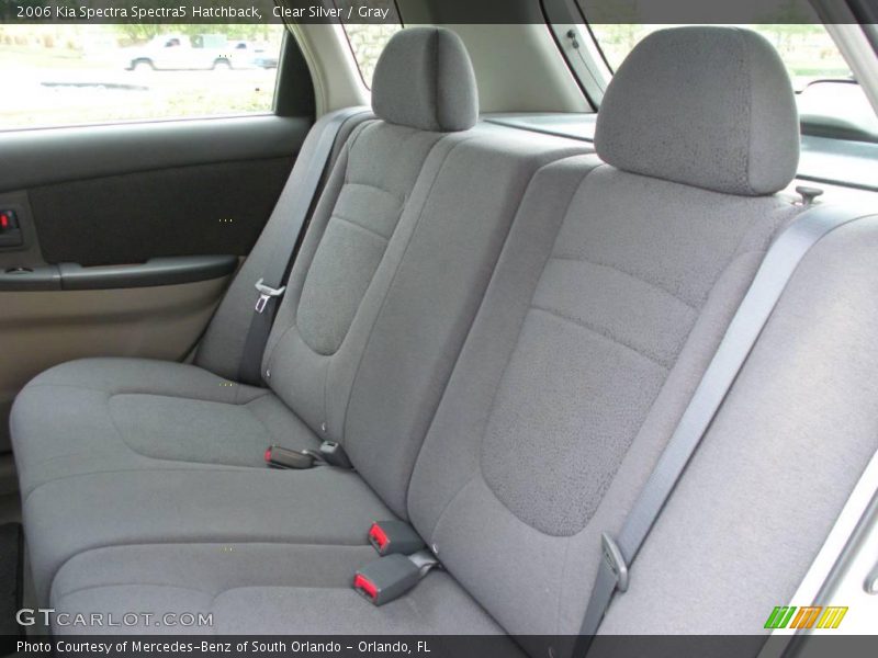 Clear Silver / Gray 2006 Kia Spectra Spectra5 Hatchback