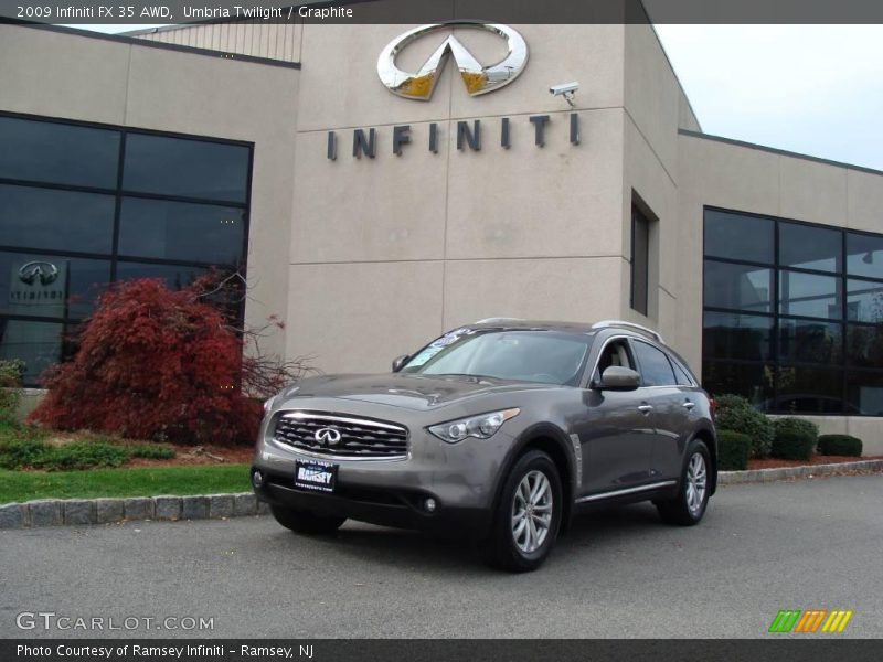Umbria Twilight / Graphite 2009 Infiniti FX 35 AWD