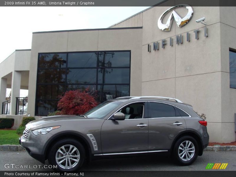 Umbria Twilight / Graphite 2009 Infiniti FX 35 AWD