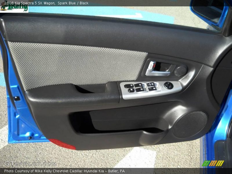 Spark Blue / Black 2008 Kia Spectra 5 SX Wagon