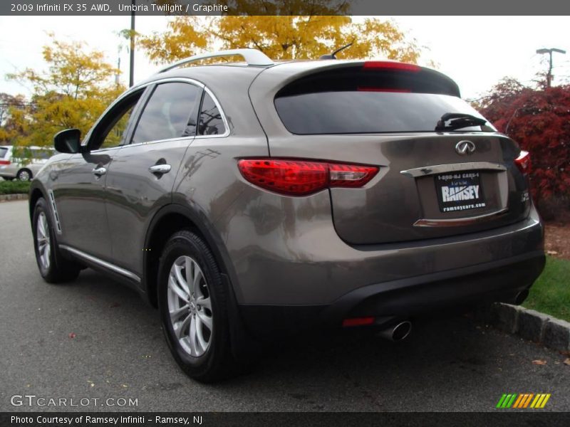 Umbria Twilight / Graphite 2009 Infiniti FX 35 AWD
