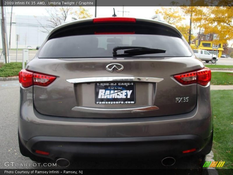 Umbria Twilight / Graphite 2009 Infiniti FX 35 AWD