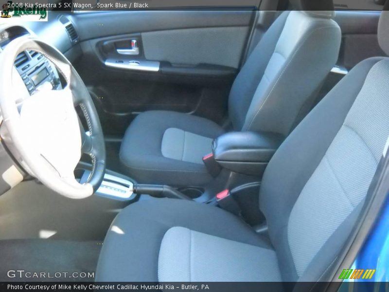 Spark Blue / Black 2008 Kia Spectra 5 SX Wagon