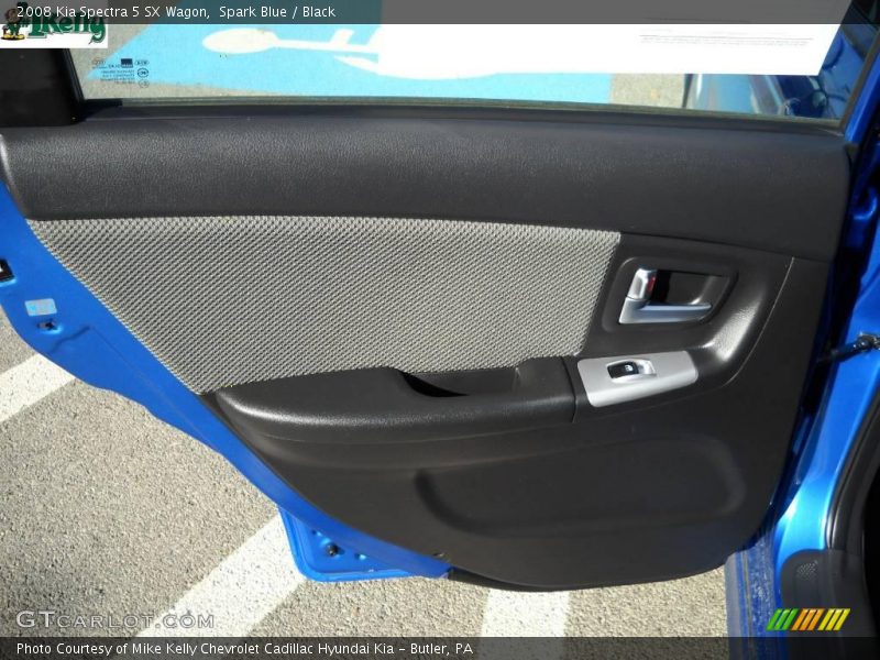 Spark Blue / Black 2008 Kia Spectra 5 SX Wagon