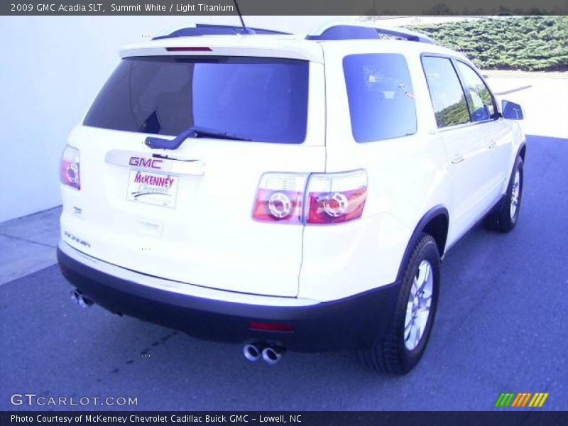 Summit White / Light Titanium 2009 GMC Acadia SLT