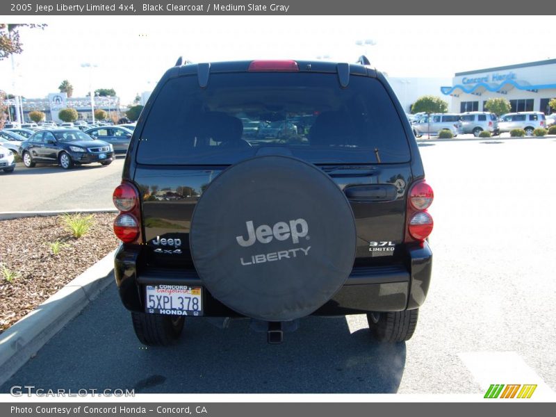 Black Clearcoat / Medium Slate Gray 2005 Jeep Liberty Limited 4x4