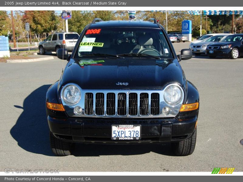 Black Clearcoat / Medium Slate Gray 2005 Jeep Liberty Limited 4x4