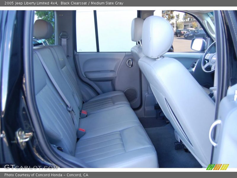 Black Clearcoat / Medium Slate Gray 2005 Jeep Liberty Limited 4x4