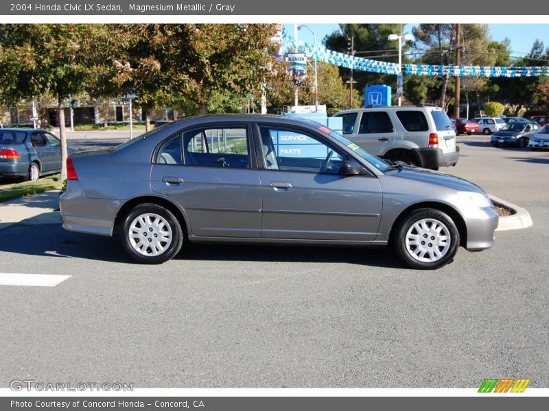 Magnesium Metallic / Gray 2004 Honda Civic LX Sedan