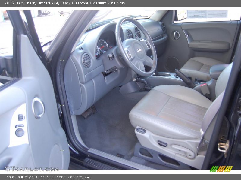 Black Clearcoat / Medium Slate Gray 2005 Jeep Liberty Limited 4x4