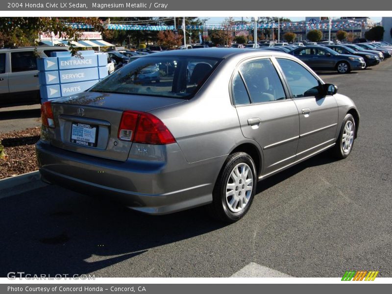 Magnesium Metallic / Gray 2004 Honda Civic LX Sedan