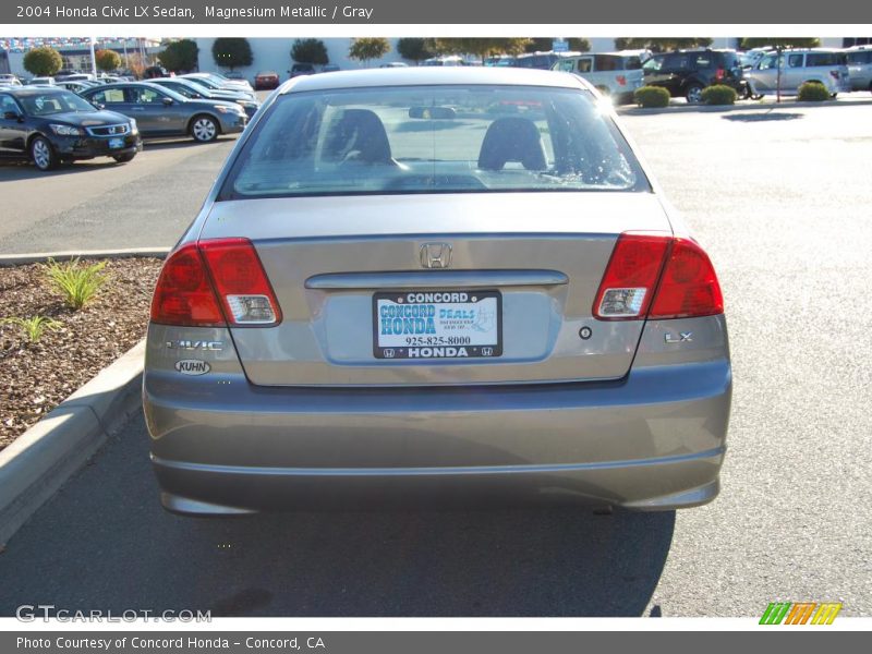 Magnesium Metallic / Gray 2004 Honda Civic LX Sedan