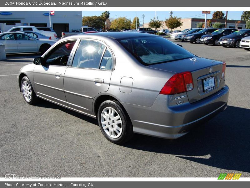 Magnesium Metallic / Gray 2004 Honda Civic LX Sedan