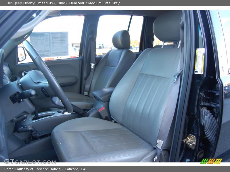Black Clearcoat / Medium Slate Gray 2005 Jeep Liberty Limited 4x4
