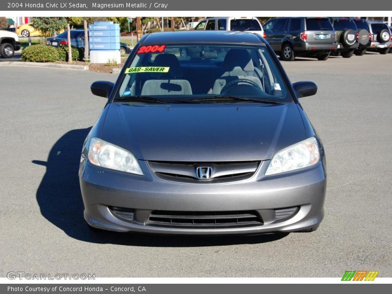 Magnesium Metallic / Gray 2004 Honda Civic LX Sedan