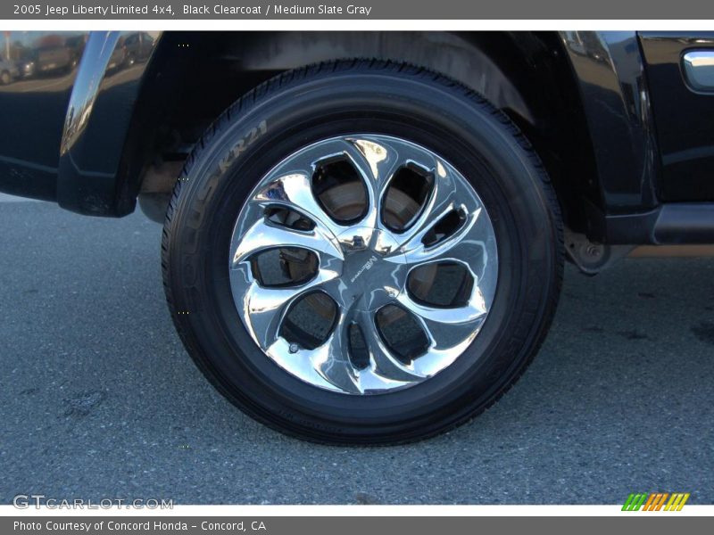 Black Clearcoat / Medium Slate Gray 2005 Jeep Liberty Limited 4x4